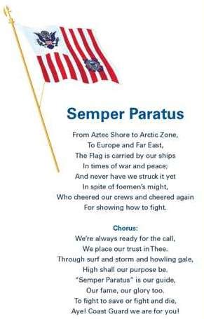 coast guard song lyrics|SEMPER PARATUS (ALWAYS READY) .